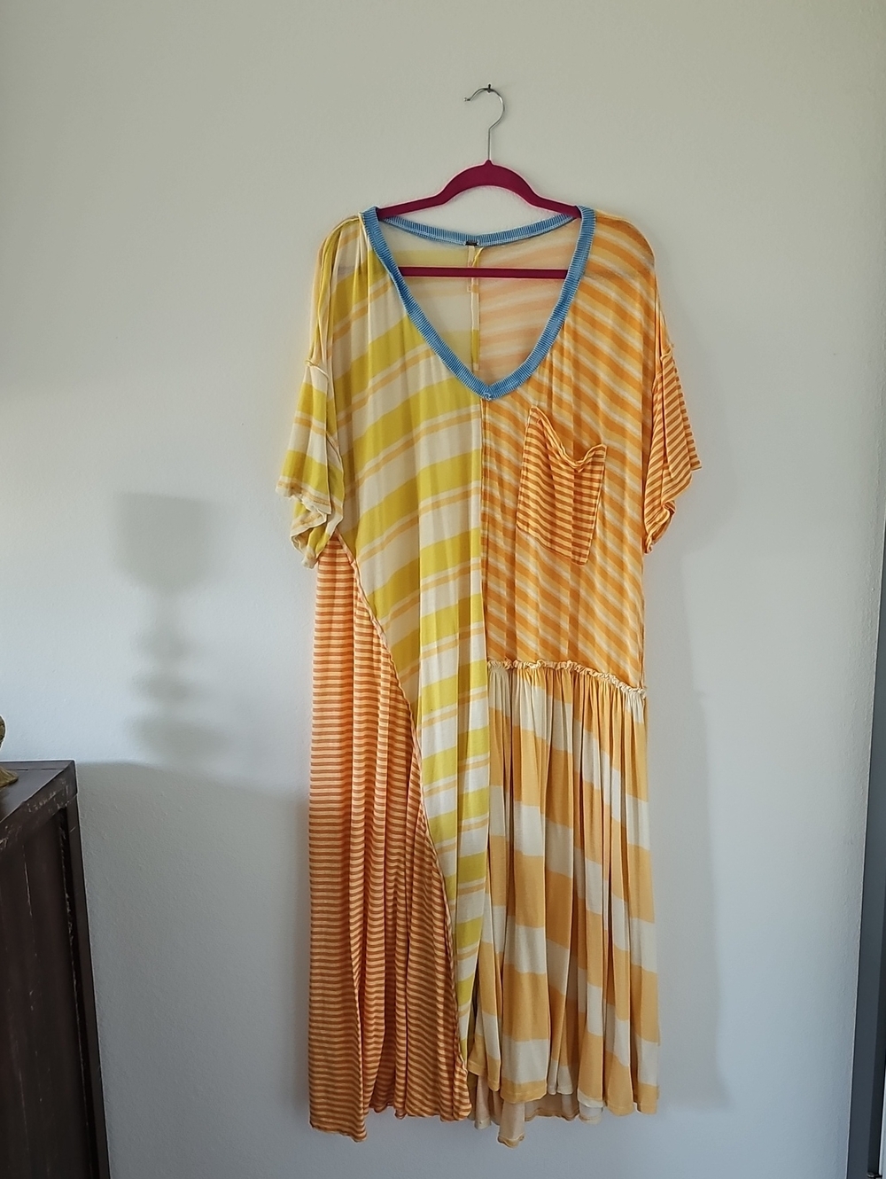 ●●FREE PEOPLE COLORBLOCK TEE DRESS EUS S.XL●●